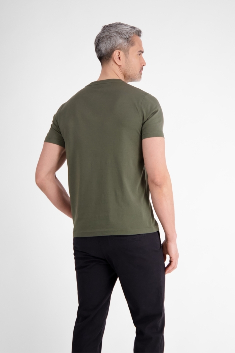 Lerros t-shirt/serafino 1/2 arm
